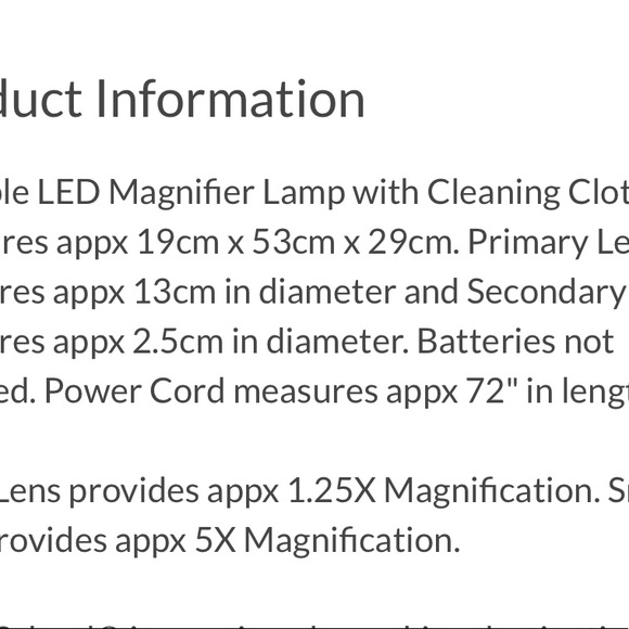 Foldable Led Magnifier light - Picture 2 of 5